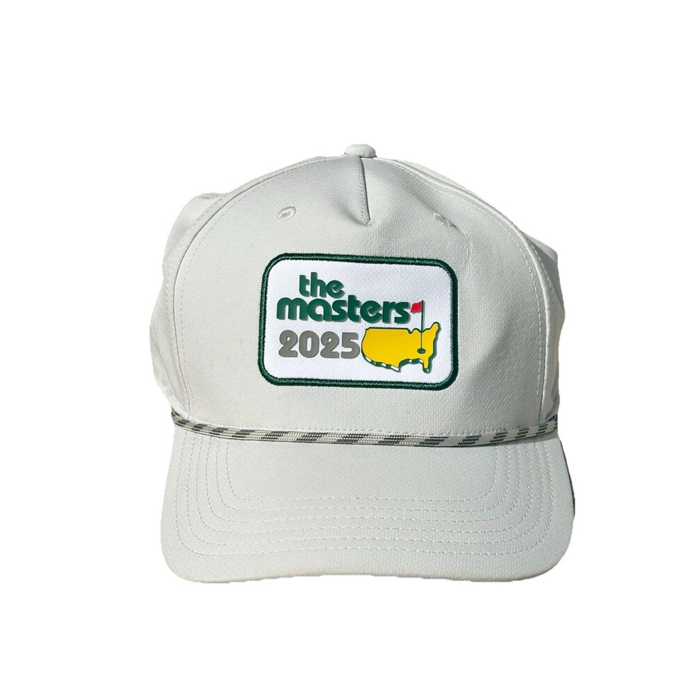 2025 Masters Rope Logo Tech Golf Hat Augusta National And Map Ahead Brand